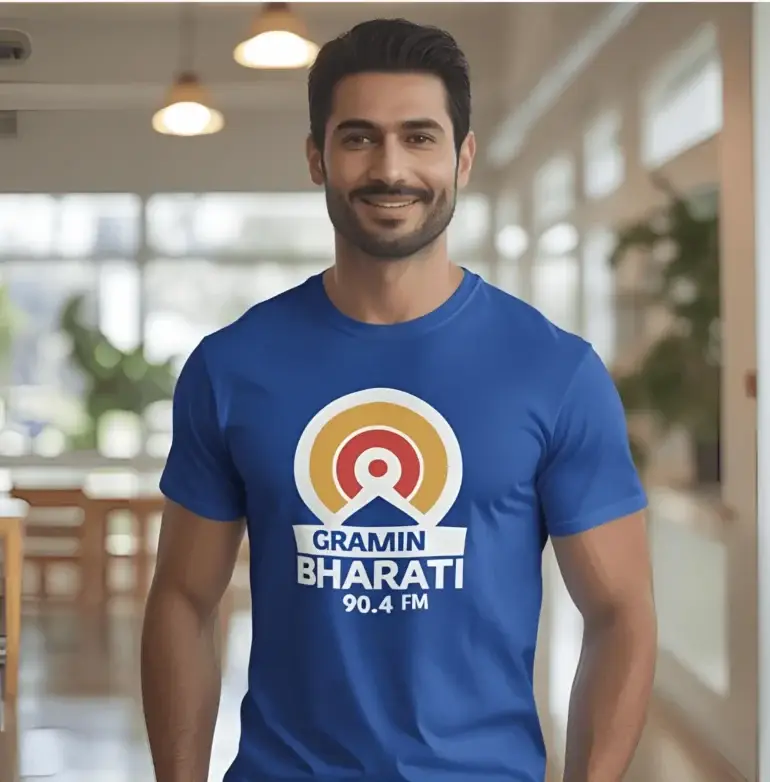 Gramin Bharati 90.4 FM Classic Tee - Image 2