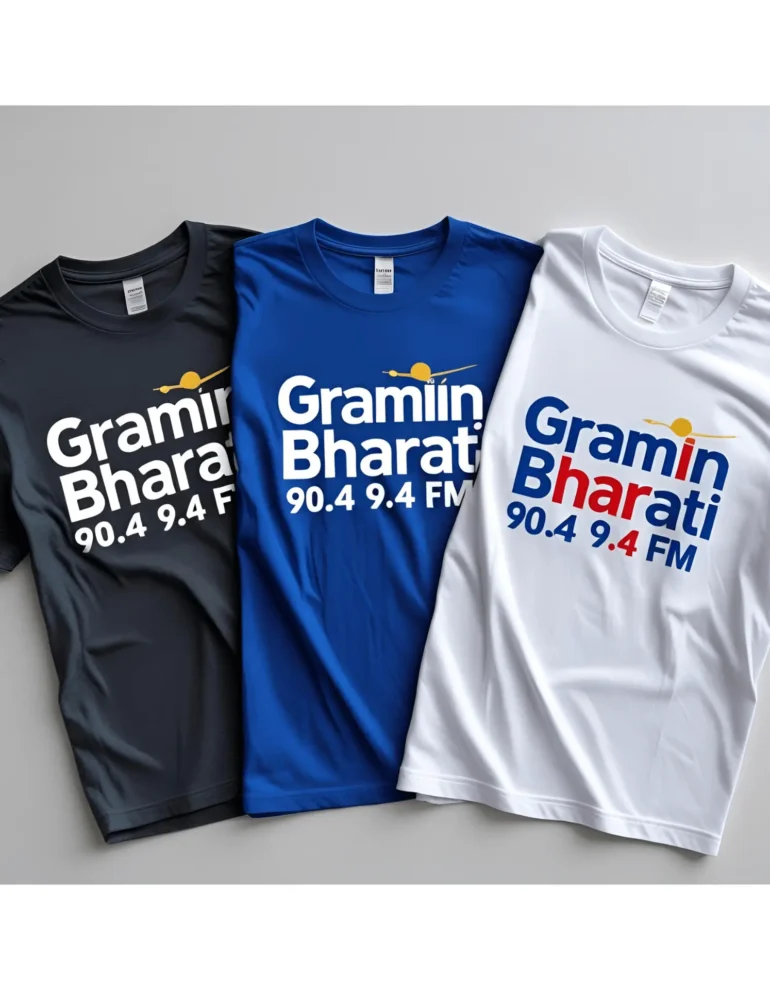 Gramin Bharati 90.4 FM Classic Tee - Image 12